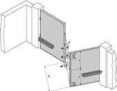 5 meters on both sliding and swing gates. Requires that the gate must be equipped with an emergency release system (e.