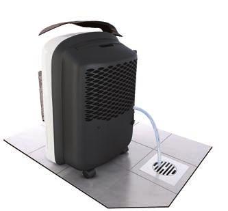 Overflow Protection Enjoy the safe operation of your dehumidifier thanks to the special equipment of
