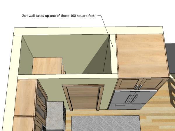 Step 3 Instructions: Moving along to the pantry. In this particular kitchen, we have decided on the straight pantry.