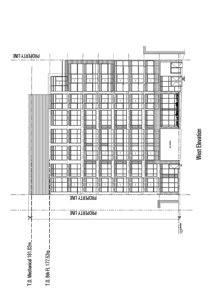 Attachment 7(a): West Elevation Request for