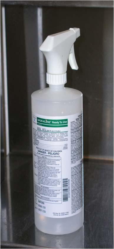 Disinfectant/Sterilant Used to sterilize equipment Chlorine dioxide Poor cleaning ability Inactivated by organic material Corrosive to