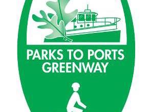 as a greenway Logo ties together
