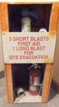 5. Fire Extinguishers On-site fire extinguishers should be 4-A:40-B:C Should be located on