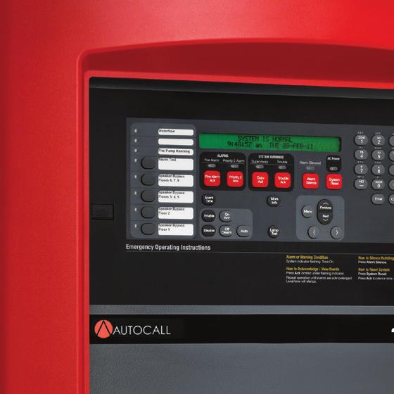 That means each Autocall control panel is a self-contained unit and not dependent on a central server. This provides tremendous flexibility in design and configuration.