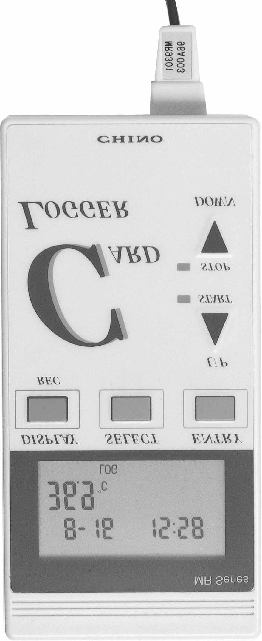 Recalling of data and programming of logging parameters can be executed with this card logger or through a personal computer. This card logger conforms to CE and IP-64.