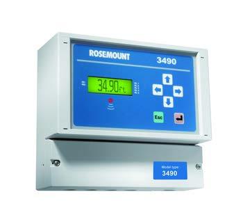 Rosemount 3490 Series July 2014 Overview of the Rosemount 3490 Series The Rosemount 3490 Series of wall and panel mounting control units provide comprehensive control functionality for any 4 20 ma or