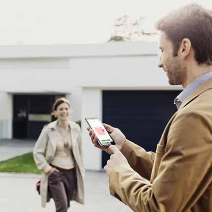 Close your home with one click on your smartphone Link your security s, roller shutters, gate and garage door together in a leave scenario and Somfy Smart Home will take care of everything.