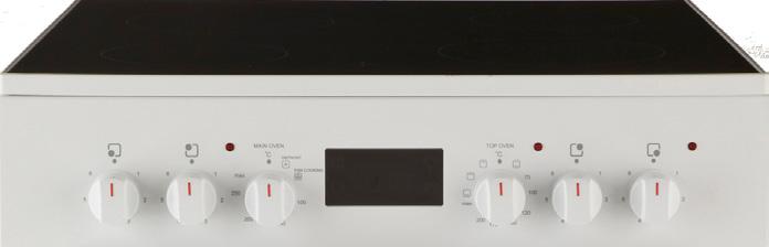 below 1 2 3 1 - Control panel 8 4 5 2 - Oven control +