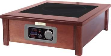 Induction Cooking Stations Custom Cabinets Built - In MAX Induction Range Portable unit you customize to complement your décor.