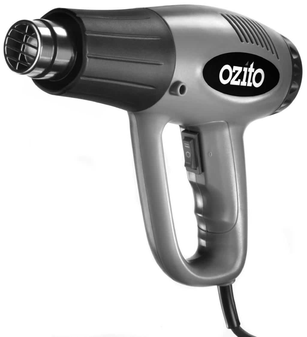 Heat Gun 2000W Instruction Manual 3 Year Replacement Warranty OZHG2000WAK! WARNING! Read all safety warnings and all instructions.