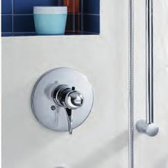 A highly user-friendly variant for concealed installation based on the HANSAVaroX is the thermostatic shower mixer unit