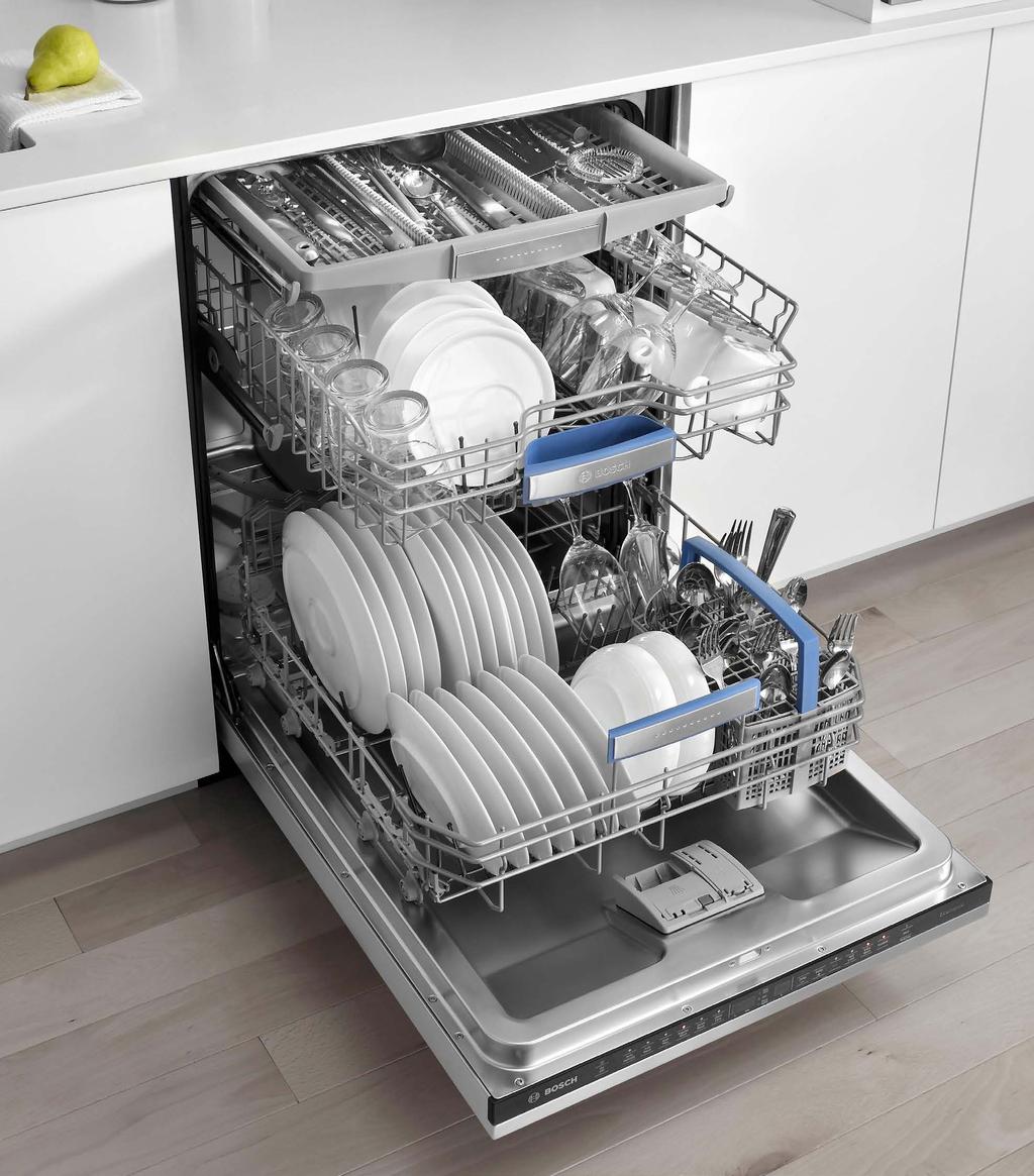 13 Racks Racks and cycles are the only features that change between dishwashers.