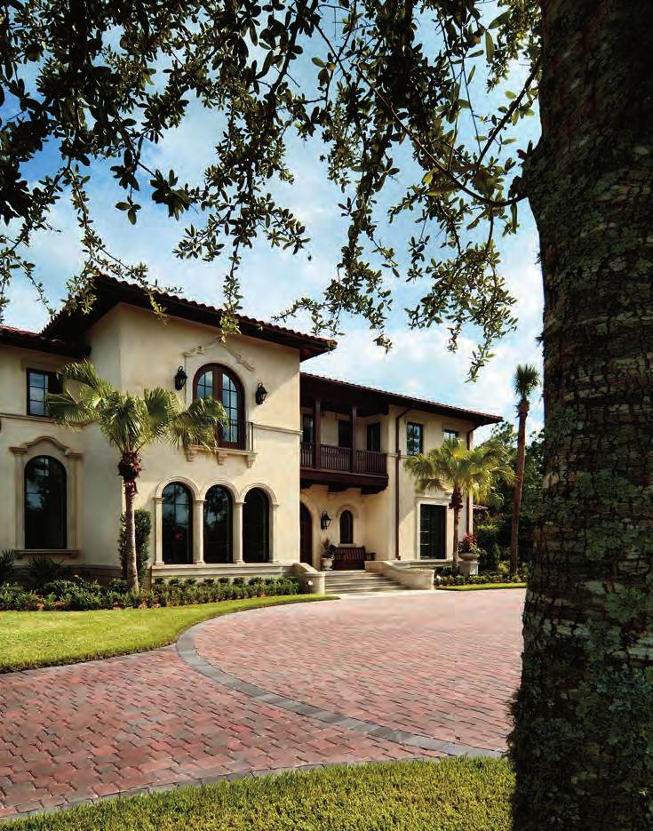 Italian Accent The materials and nuances of Tuscan architecture inform a Jacksonville home Written by Peter Lioubin Photography by Joseph Lapeyra J Stephen A.