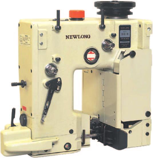<DS> SERIES SEWING HEADS DS-9C The fastest single needle bag closing machine (2700 rpm) for all kinds of filled bags. Well-balanced rotational parts ensure very little vibration.