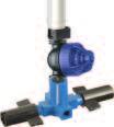 with built-in 2 nozzles) Optional plug allows one or more nozzles to be capped.