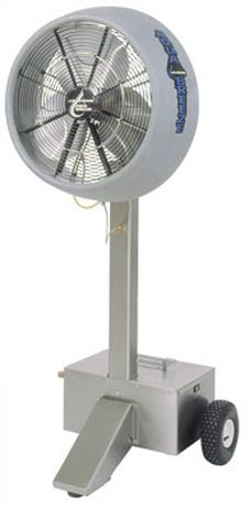 CB736-OSC High Velocity 36ʺ OSC Industrial Cooler High Velocity 36ʺ Oscillating Fan mounted on rolling base.
