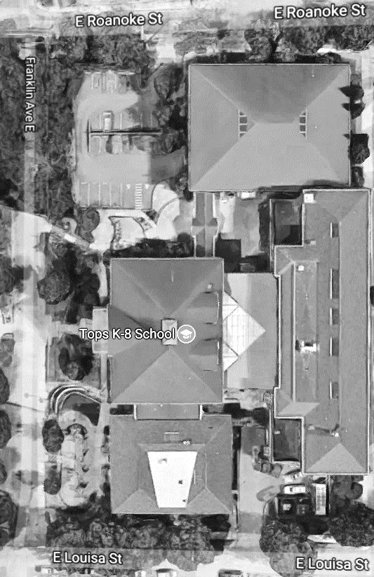 Mapping Your Schoolyard Tops K-8 Name: Date: Include on your map: Symbols from the Key including flow of water, surfaces, and storm drains. Partially pervious surfaces can be shown with less dots.