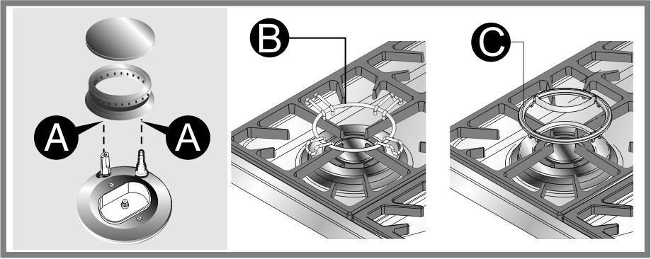 Instructions for the User 6. USING THE HOB 6.