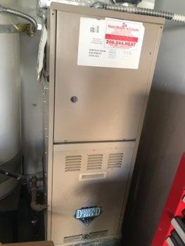 1. Heating Type Gas forced air furnace. Heat/AC 2.