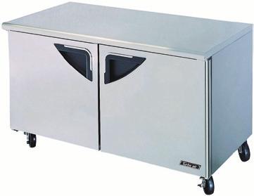 59 Drawer Refrigerators and Stainless steel drawers Each drawer accommodates up to 6"D sixth-size pans (pans not included) 27"W and 60"W units' drawers hold up to 6 pans each Model# Drawers Cu. Ft.