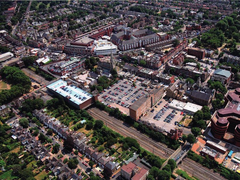 September 2014 The Story So Far Aerial photograph 2006 Construction of Building C Belgravia House Apsley