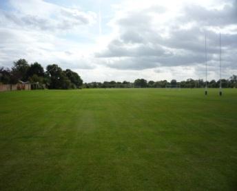 The East side of the river pinn is mainly laid out to sports pitches while the west