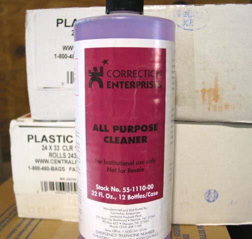 CS0706 = Part Number All Purpose Cleaner = Common Name N.C.C.E. All Purpose Cleaner = MSDS Name Used for: An all purpose cleaner. Can be used on most surfaces to help with hard to remove stains.