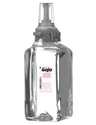 CS0800 = Part Number Foam Soap Refill = Common Name GOJO Clear & Mild Foam Handwash = MSDS Name Used for: Foam