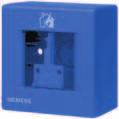 Conventional Line SynoLINE300 Manual Call Points Manual Call Point MT320C FDMH291-B Housing blue with key Housing with key for electronic unit.