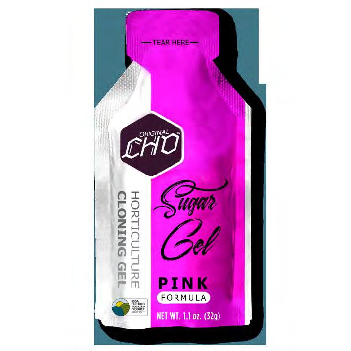 ORIGINAL CHO SUGAR GEL Pink Formula gel is designed for professional horticulture cloning.
