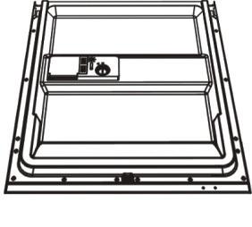Dishwasher must be level for proper dish rack operation and wash performance. 1 Place a spirit level on door and rack track inside the tub as shown to check that the dishwasher is level.