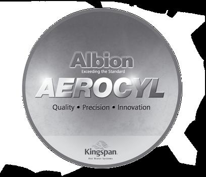 INTRODUCTION The Aerocyl Unvented cylinder is made from Copper for excellent corrosion resistance.