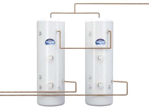 Using Tribune HE units in parallel For applications where very high flow rate or larger amounts of storage are required, two or more Tribune HE units can be linked in parallel.