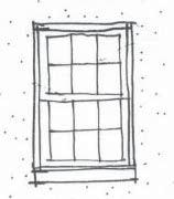 First fl oor windows are encouraged to contain window sashes in grid form Double hung windows are encouraged for residential buildings and on upper fl oors