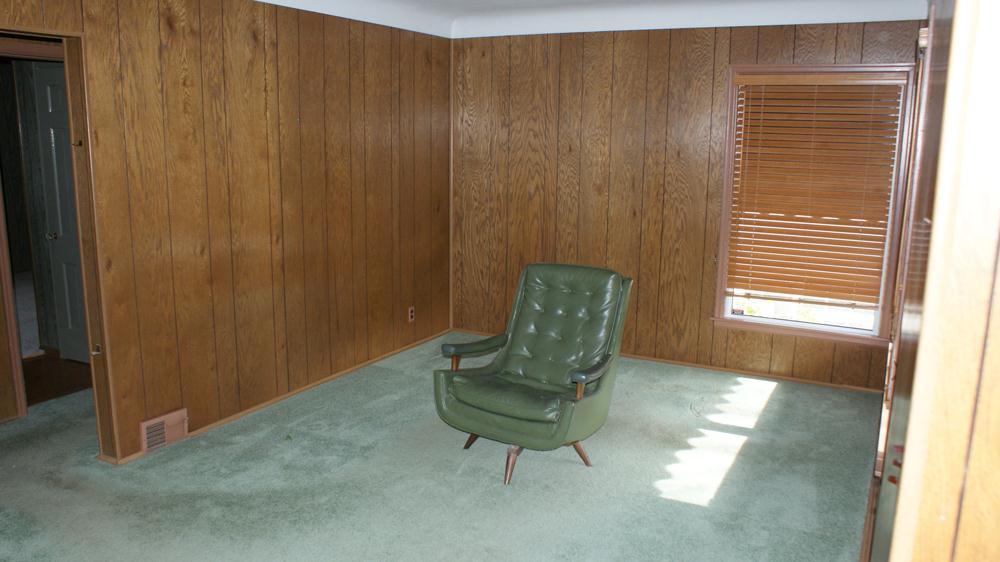 BEFORE PHOTO: #4 This picture once showed a small family room located