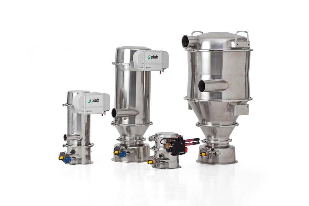 piflow p The piflow p is best used when a premium technology is needed, e.g. in the food and pharmaceutical industries. It is made of steel quality ASTM 316L.
