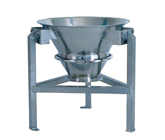Feed adapters The feed adapters are suitable for Piab feed station, customized hoppers, big bag unloaders or silos.