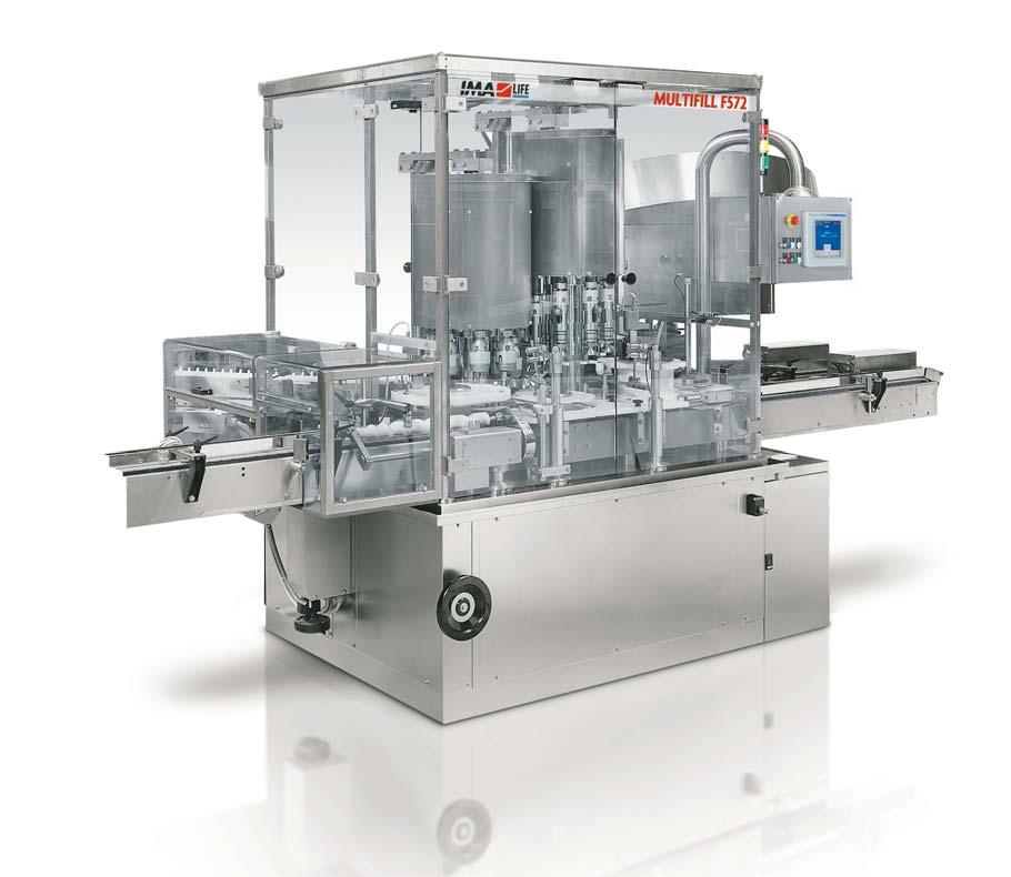 MULTIFILL F500 SERIES Multifill F500 Series of rotary filling and closing machines is the result of over 40 years activity in the field of liquid filling.