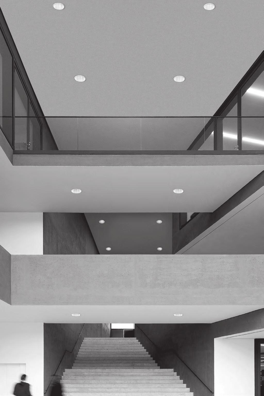 EFFICIENTLY FLEXIBLE ID LED adapts to each high ceiling application, offering maximum design flexibility.