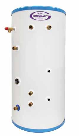 rant eat Pump cylinder range ntroduction uplex stainless steel unvented indirect, mains pressure cylinders with single coil versions for air source heat pumps and a twin coil option for combining an
