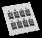 Chassis less switches and light panels. Use SDC series 600 Power Supply for console and lock power.