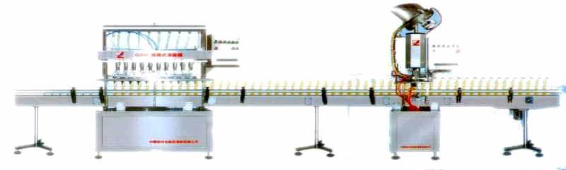 Linear Filling Machine (GZH8) Feature & Application: Simple structure with reliable performance Easy operation and maintenance High filling precision Adopted imported electrical appliance and