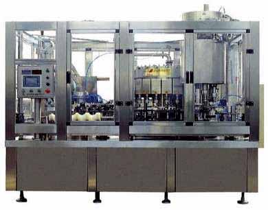 DGC24/24/8R three-in-one hot-filling machine Model Capacity Bottle Type Cap Power Weight Dimension (500 ml) (kw)