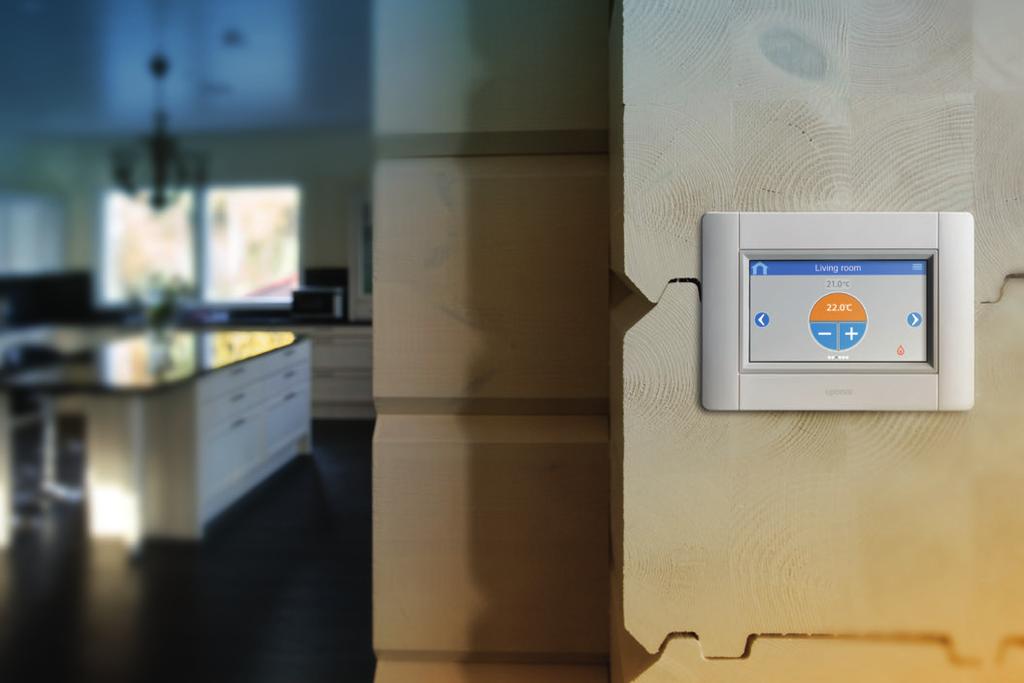 Smart controls, intelligent features Room check detects whether the thermostats are properly assigned to the loops.