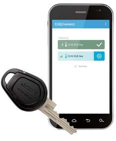 Bluetooth intelligent keys are now available with BLE connectivity. The Access 3 CLIQ CONNECT Key offers Access 3 CLIQ remote updates when paired with supported ios and Android smartphones.