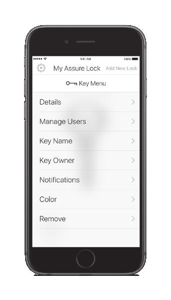 Tap on the key that you d like to grant access to and then tap Manage Users.