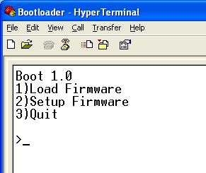 Start HyperTerminal from windows and select the com port to which the RS485 interface is connected.
