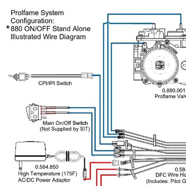 installation 37 WIRING DIAGRAM This heater does not require a 120V A.C. supply for operation. In case of a power failure, the burner switch and the remote control/thermostat will continue to operate.