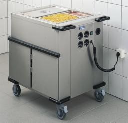 he seamless deep-dawn neatly welded compartments for keeping food warm are provided with easy-clean radii and are suitable for receiving at maximum 1/1-200 and divisions thereof.