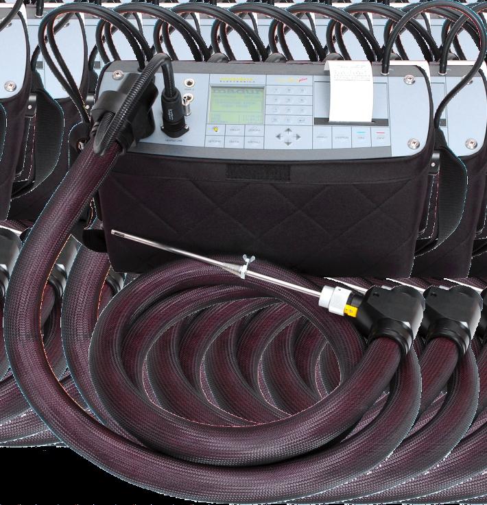 fitting, fits all gas probes with K-type thermocouples Additional gas filter with condensate trap